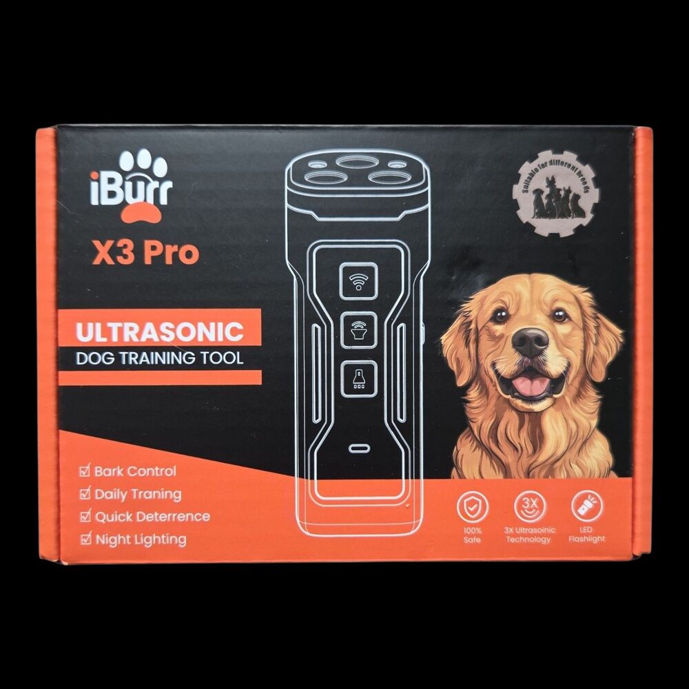 iBurr X3 Pro Ultrasonic Dog Training Tool